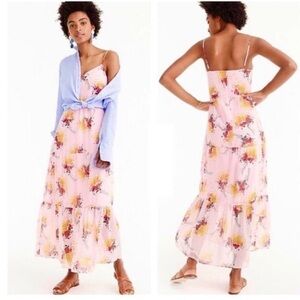 J.Crew Floral Tiered Dress